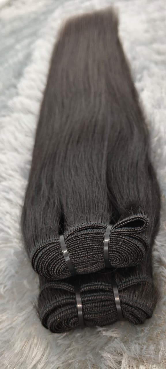 Mane Raw Indian Hair Straight.