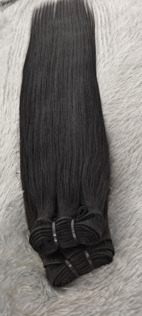 Mane Raw Indian Hair Straight.